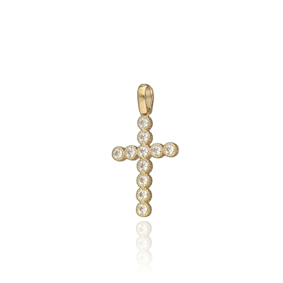 Arany kereszt medál (09S137-10-TC_KT)