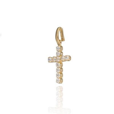 Arany kereszt medál (09S137-6-BV_KT)