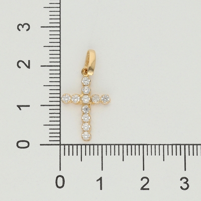 Arany kereszt medál (09S137-6-BV_KT)