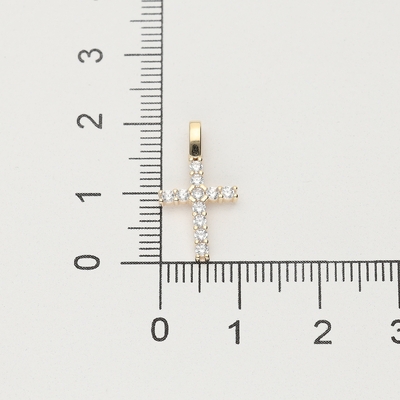 Arany kereszt medál (09S137-7-TC_KT)