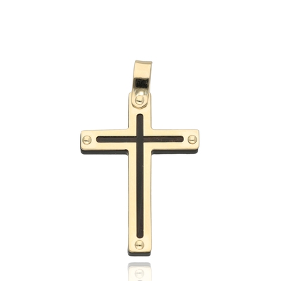 Arany kereszt medál (09S137-8-TC_KT)