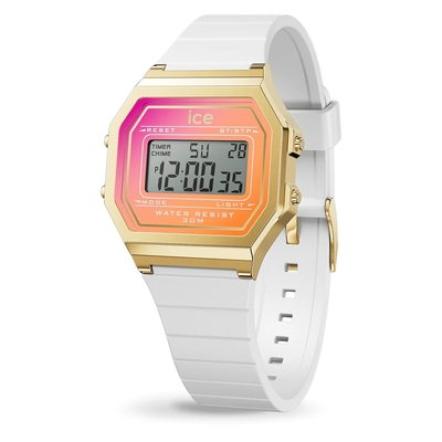 Ice-Watch Ice Digit Retro White Sunkissed Small óra (022720)