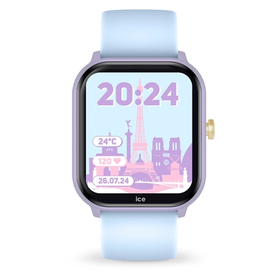 Ice-Watch Ice Smart Junior 2.0 Purple Soft Blue Small gyerek okosóra (022801)