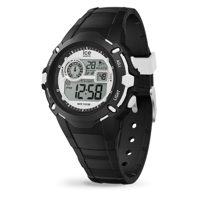 Ice-Watch Ice Digit Explorer Black White Small óra (023265)