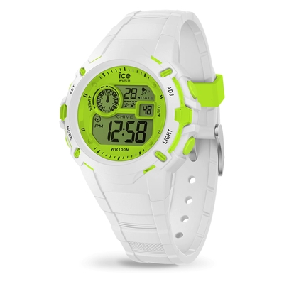 Ice-Watch Ice Digit Explorer White Lime Small óra (024004)