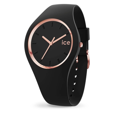 Ice-Watch Ice Glam Black Rose-Gold Small óra (024521)