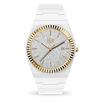 Ice-Watch Ice Power White Glitter Gold Small óra (024767)