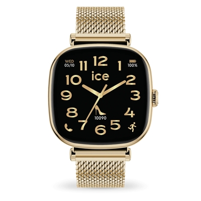 Ice-Watch Ice Smart SQ 2.0 Square 1.7" Gold Small okosóra (025234)
