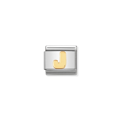 Nomination "J" charm (030101-10)