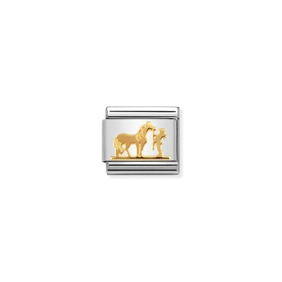 Nomination "Ló és lovas" charm (030149-29)