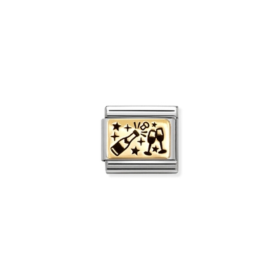 Nomination "Pezsgős poharak" charm (030166-61) Nomination "Pezsgős poharak" charm (030166-61)