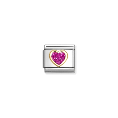 Nomination "Pink szív" charm (030220-09) Nomination "Pink szív" charm (030220-09)