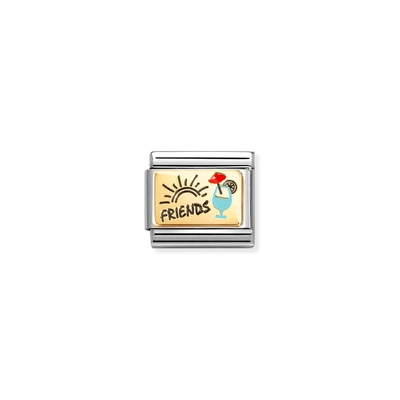 Nomination "Barátok és koktél" charm (030289-08)