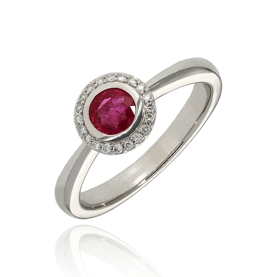 Frank Trautz fehér arany gyűrű 52-es méret (1-04859-52-0789-52)