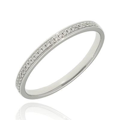 Frank Trautz fehér arany gyűrű 55-ös méret (1-05444-52-0089-55)