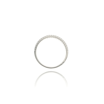 Frank Trautz fehér arany gyűrű 54-es méret (1-06193-52-0089/54)