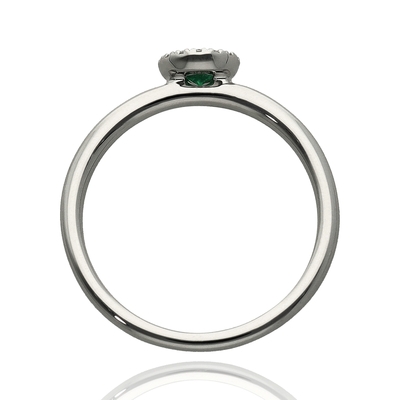 Frank Trautz fehér arany gyűrű 56-os méret (1-07903-52-0601-56)