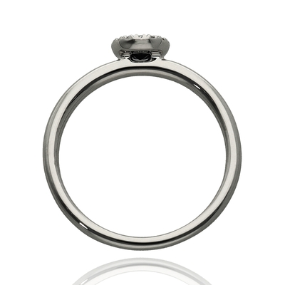 Frank Trautz fehér arany gyűrű 56-os méret (1-07903-52-0793-56)