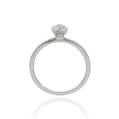 Frank Trautz fehér arany gyűrű 56-os méret (1-08878-52-0724/56)