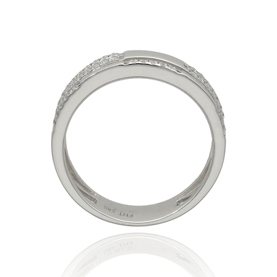 Frank Trautz fehér arany gyűrű 52-es méret (1-09146-52-0089/52)