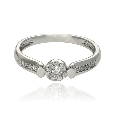 Frank Trautz fehér arany gyűrű 52-es méret (1-09752-52-0089-52)