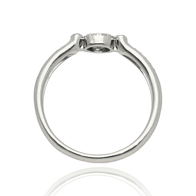 Frank Trautz fehér arany gyűrű 52-es méret (1-09752-52-0089-52)