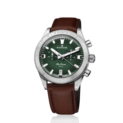 Edox SkyDiver Chronograph férfi óra (10116-3-VIDN)