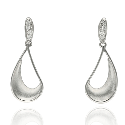 Fehér arany fülbevaló (11-25915-0-10-1)