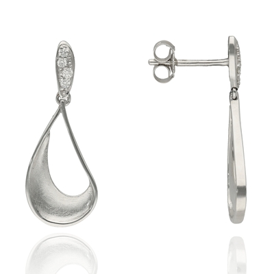 Fehér arany fülbevaló (11-25915-0-10-1)