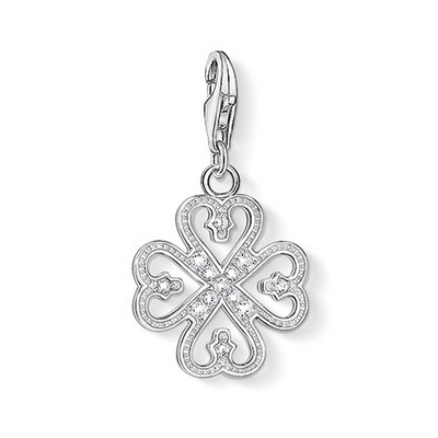 Thomas Sabo köves szív lóhere charm (1103-051-14)