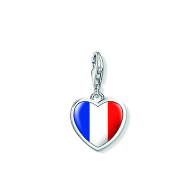 Thomas Sabo Francia szív zászló charm (1170-603-7)