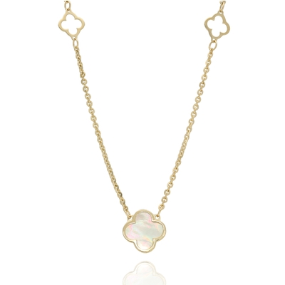 Arany lóhere nyaklánc (129-LP59-MP-BRCLSL)