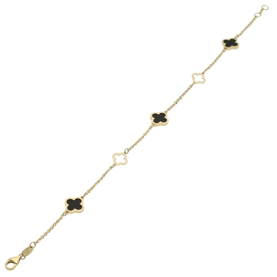 Arany lóhere karlánc 17 cm (129-LP63-NER-BRSKL)