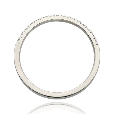 Fehér arany gyűrű 52-es méret (1330F2012)