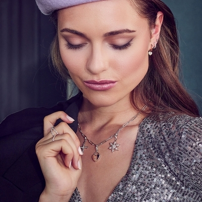 Thomas Sabo hópehely charm (1903-416-14)