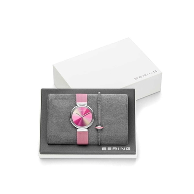 Bering Classic (Az IDŐ AZ ÉLET) női óra szett (19031-999-GWP)