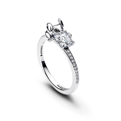 Pandora Disney Stitch és Kő gyűrű 56-os méret (193740C01-56)