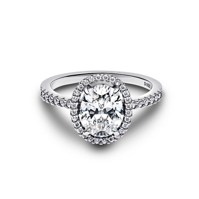 Pandora feltűnő ovális szikrázó glória gyűrű 60-as méret (193777C01-60)