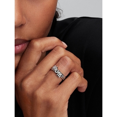 Pandora MUM betűs, szétválasztható gyűrű 58-as méret (194458C01-58)