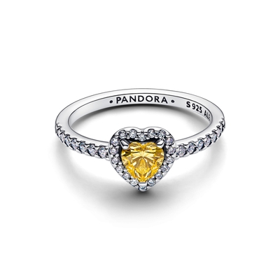 Pandora Kék Sárga gyűrű 60-as méret (198421C06-60)