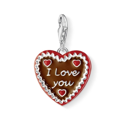 Thomas Sabo mézeskalács "I love you" charm (1096-007-2)