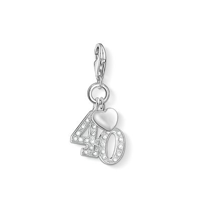 Thomas Sabo szerelmes "40-es" charm (1239-051-14)