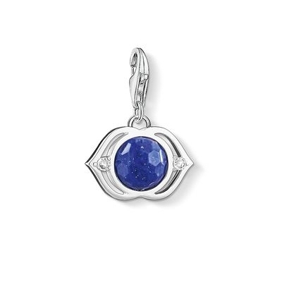 Thomas Sabo kék Lotus charm (1329-086-17)