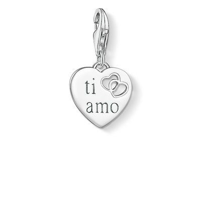 Thomas Sabo TI AMO szív charm (1406-001-12)