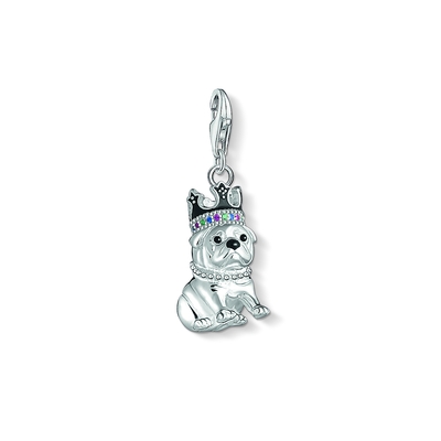 Thomas Sabo koronás bulldog charm (1510-497-21)
