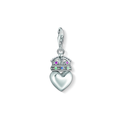 Thomas Sabo szív koronával charm (1544-498-7)