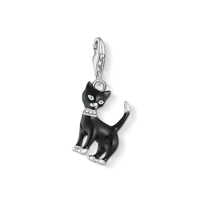 Thomas Sabo fekete macska charm (1725-041-11)