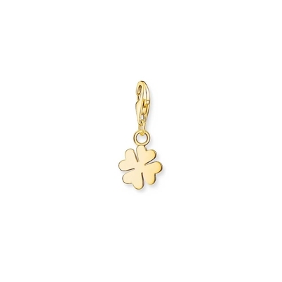 Thomas Sabo Charm Club aranyozott négylevelű lóhere charm (1991-413-39)