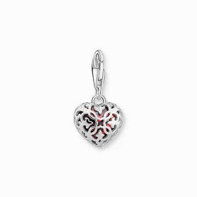 Thomas Sabo Charm Club piros szív charm (2094-699-10)