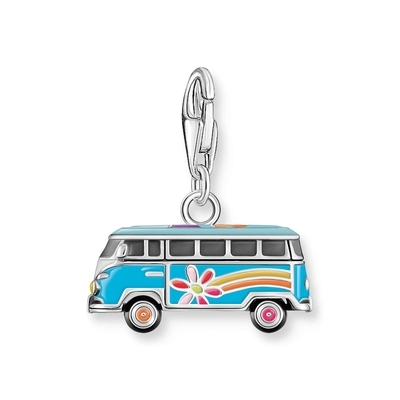 Thomas Sabo Charm Club Volkswagen kék hippi busz charm (2210-664-7)